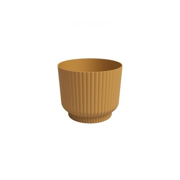 Vaso Miami Wavy 13 CM Amarelo Mel ARTEVASI