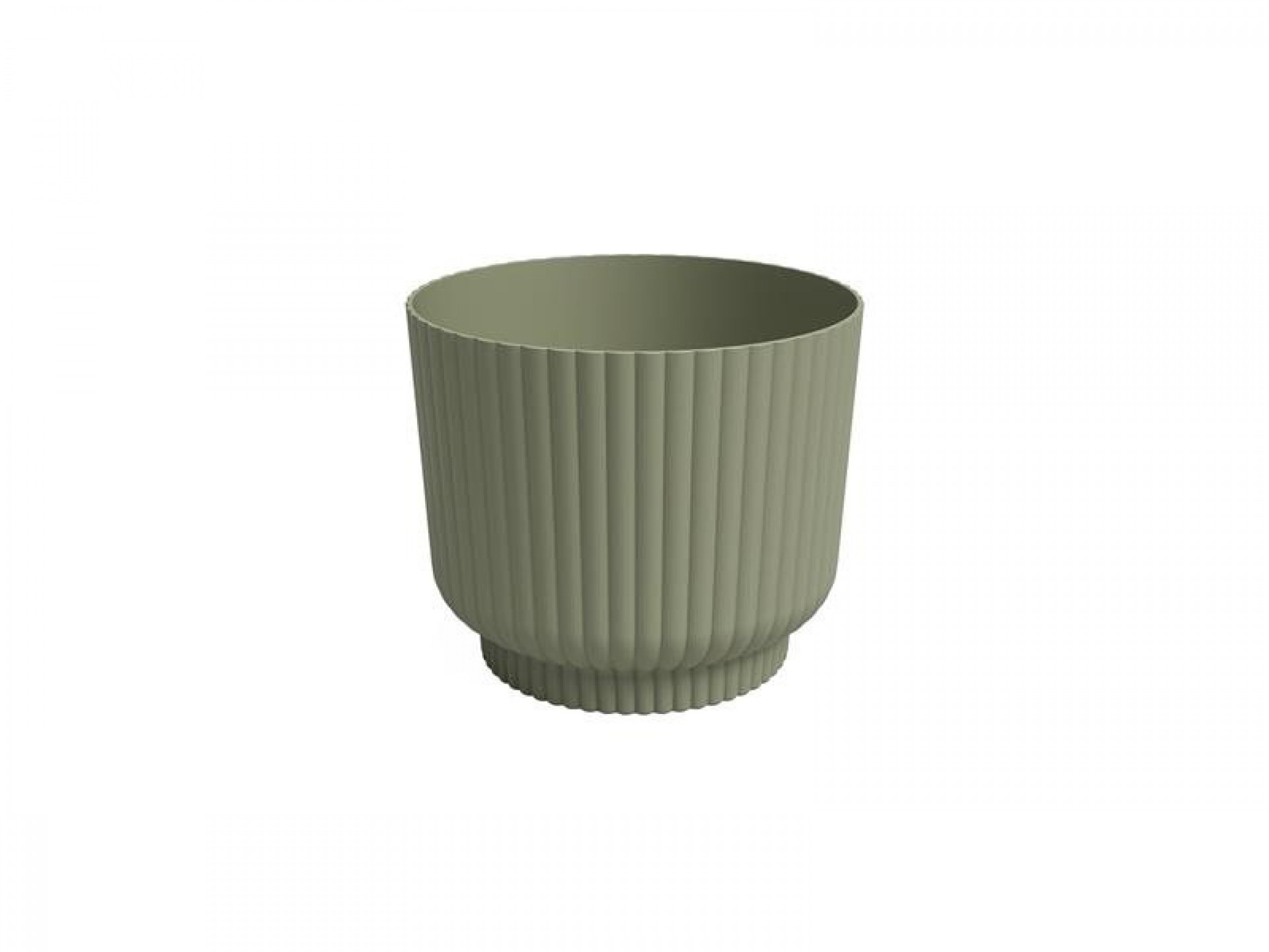 Vaso Miami Wavy 18 CM Verde Cinza ARTEVASI