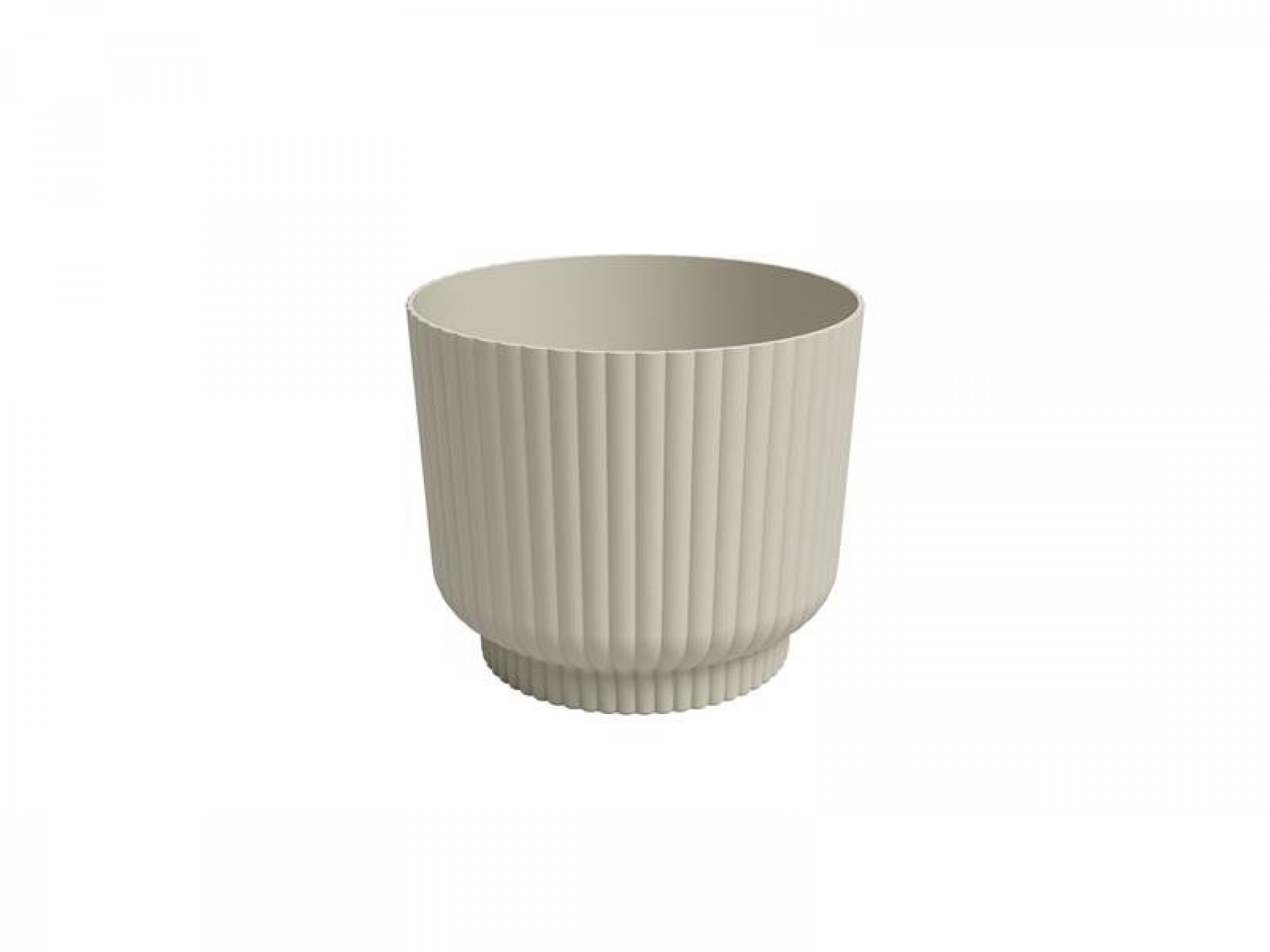 Vaso Miami Wavy 20 CM Creme ARTEVASI