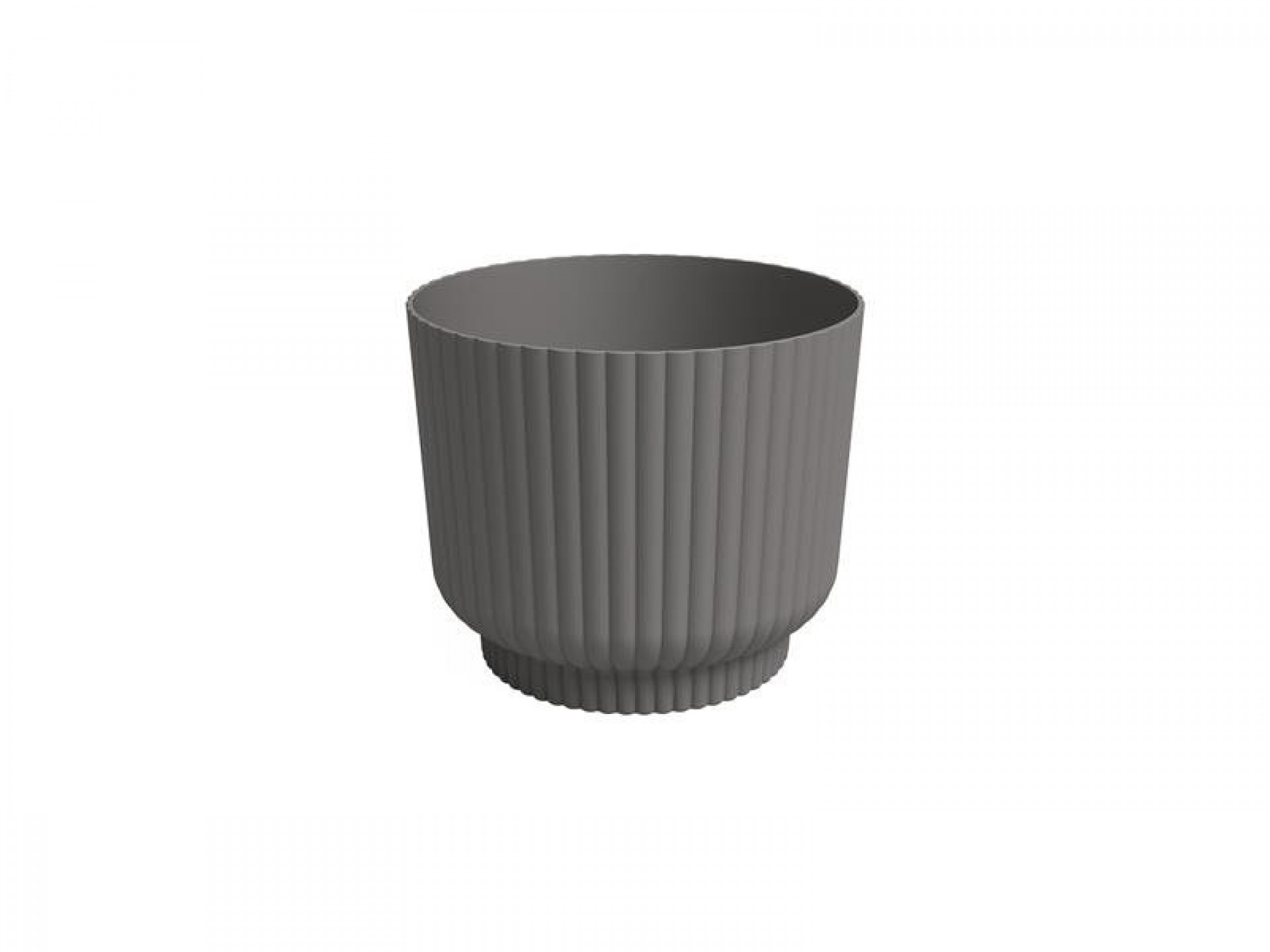 Vaso Miami Wavy 20 CM Antracite ARTEVASI