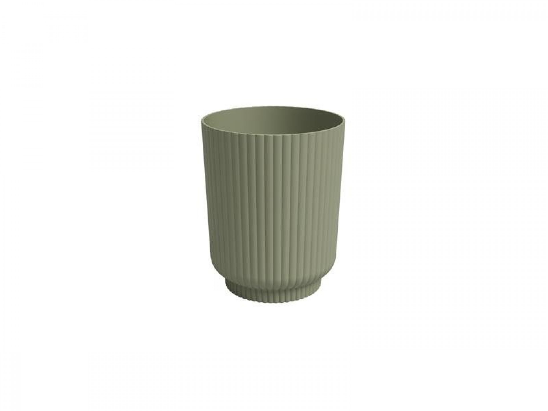 Vaso Orquídea Miami Wavy 12,5CM Vrd Cinza ARTEVASI