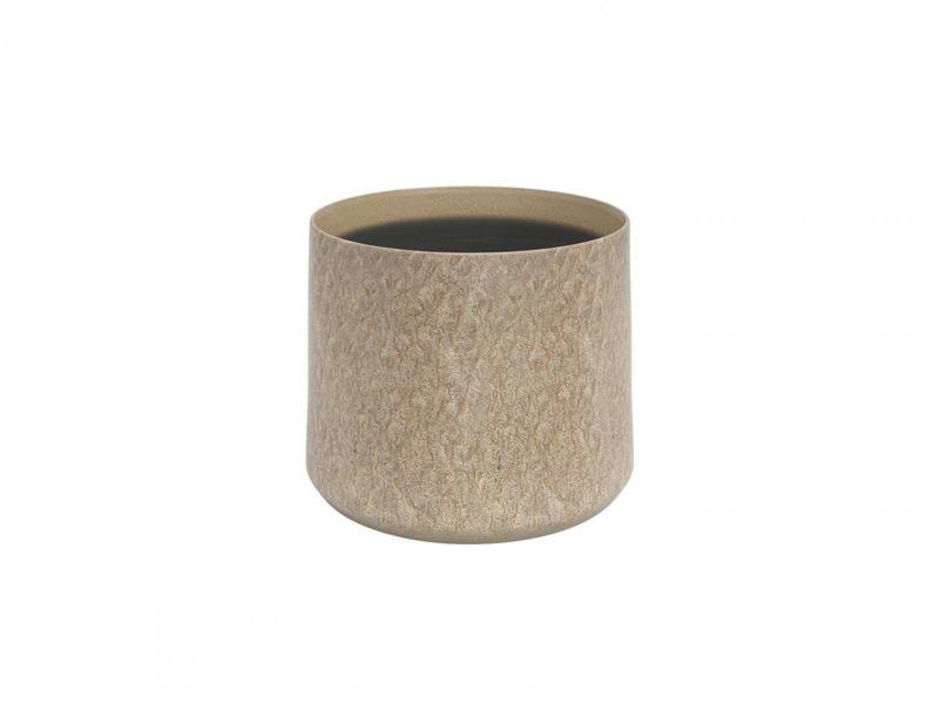 Vaso Vidrado Saturn 20 CM Bege ARTEVASI