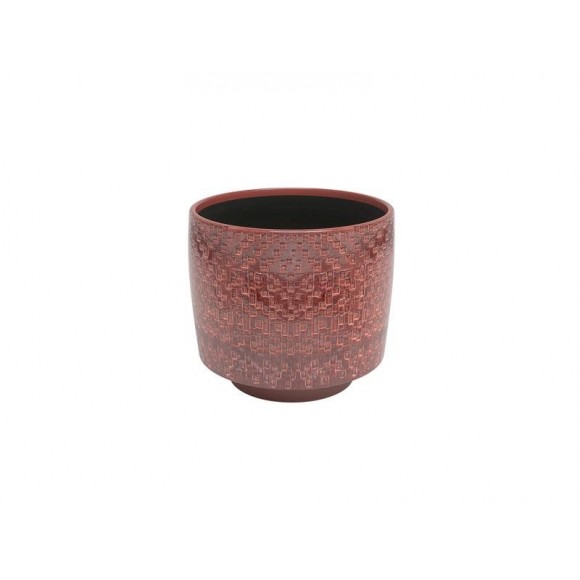 Vaso Vidrado Minerva 21 CM Vermelho ARTEVASI Vaso Vidrado Minerva 21 CM Vermelho ARTEVASI