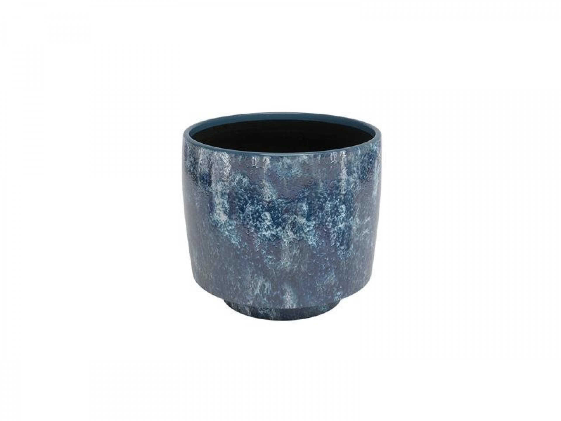 Vaso Vidrado Minerva 21 CM Azul Noite ARTEVASI