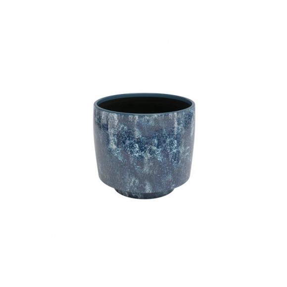 Vaso Vidrado Minerva 21 CM Azul Noite ARTEVASI Vaso Vidrado Minerva 21 CM Azul Noite ARTEVASI