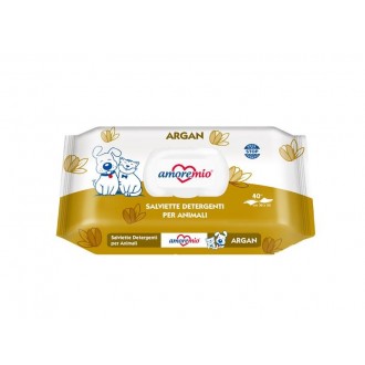 Toalhitas Higiénicas Humidas Argão Para Cão E Gato AMOREMIO Toalhitas Higiénicas Humidas Argão Para Cão E Gato AMOREMIO