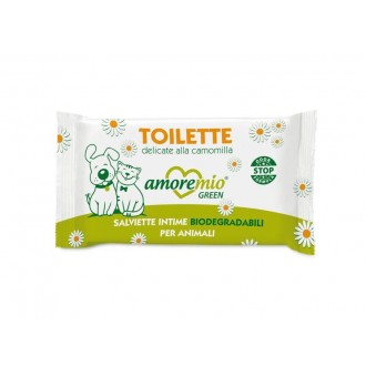 Toalhitas Bolso Biodegradáveis Camomila Cão E Gato AMOREMIO Toalhitas Bolso Biodegradáveis Camomila Cão E Gato AMOREMIO