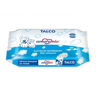 Toalhitas De Bolso Talco Para Cão E Gato AMOREMIO Toalhitas De Bolso Talco Para Cão E Gato AMOREMIO