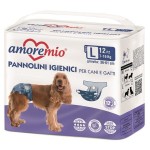 Fraldas Descartáveis Para Cão E Cadela AMOREMIO Fraldas Descartáveis Para Cão E Cadela AMOREMIO