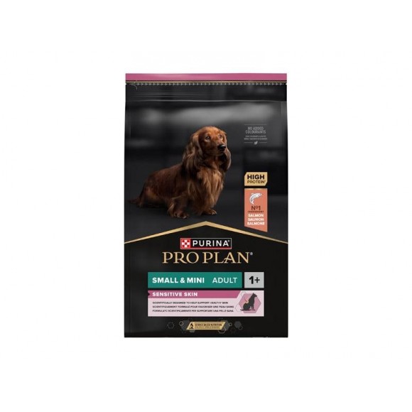 Alimento Seco C�o Mini Pele Sens�vel 7 KG PROPLAN