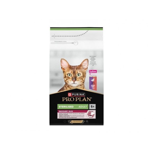 ALIMENTO SECO PARA GATO ESTERILIZADO PATO 1,5 KG ALIMENTO SECO PARA GATO ESTERILIZADO PATO 1,5 KG
