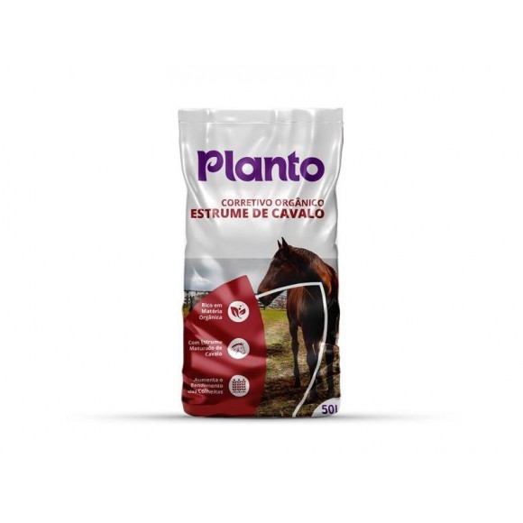 Substrato Estrume Cavalo 50L PLANTO Substrato Estrume Cavalo 50L PLANTO
