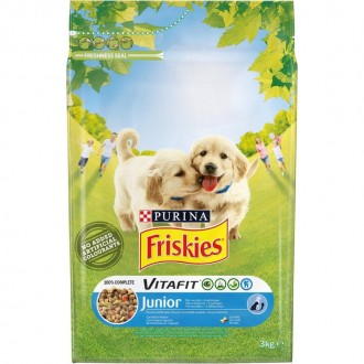 Alimento Seco Para Cão Júnior 3 KG FRISKIES Alimento Seco Para Cão Júnior 3 KG FRISKIES