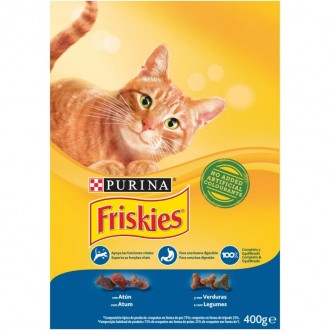 Alimento Gato Truta/Salmão E Atum 400 G FRISKIES Alimento Gato Truta/Salmão E Atum 400 G FRISKIES
