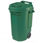 Caixote De Lixo Com Rodas 110 L EDA Caixote De Lixo Com Rodas 110 L EDA
