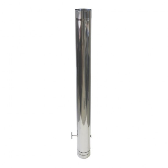 Tubo Inox Regulavel 110Mm X1M Tubo Inox Regulavel 110Mm X1M