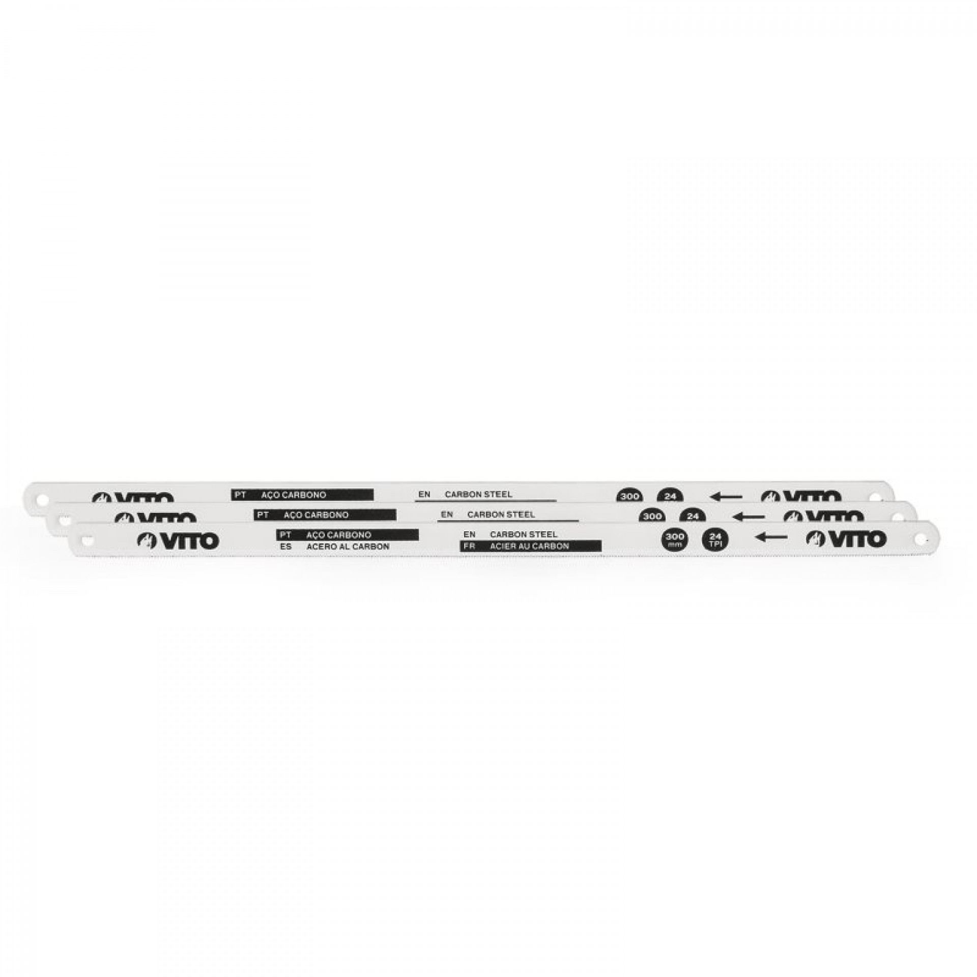 Conjunto Folhas Ferro Normal 24Dpp 3UN VITO