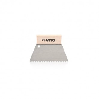 Esp�tula Inox Dentada 180 MT VITO