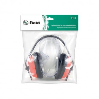 Conjunto Óculo Proteção Com Máscara Com Auricular Conjunto Óculo Proteção Com Máscara Com Auricular
