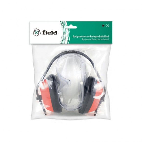 Conjunto Óculo Proteção Com Máscara Com Auricular Conjunto Óculo Proteção Com Máscara Com Auricular