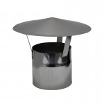 Chapeu Inox Redondo 110Mm