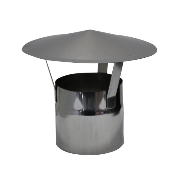 Chapeu Inox Redondo 110Mm