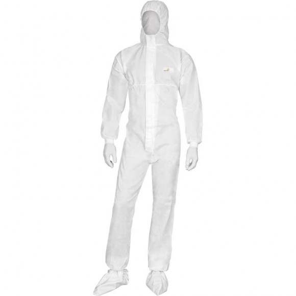 Fato Macaco D6000 Branco L DELTA PLUS Fato Macaco D6000 Branco L DELTA PLUS