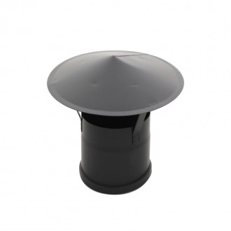 Chapeu Inox Redondo Pintado 80Mm