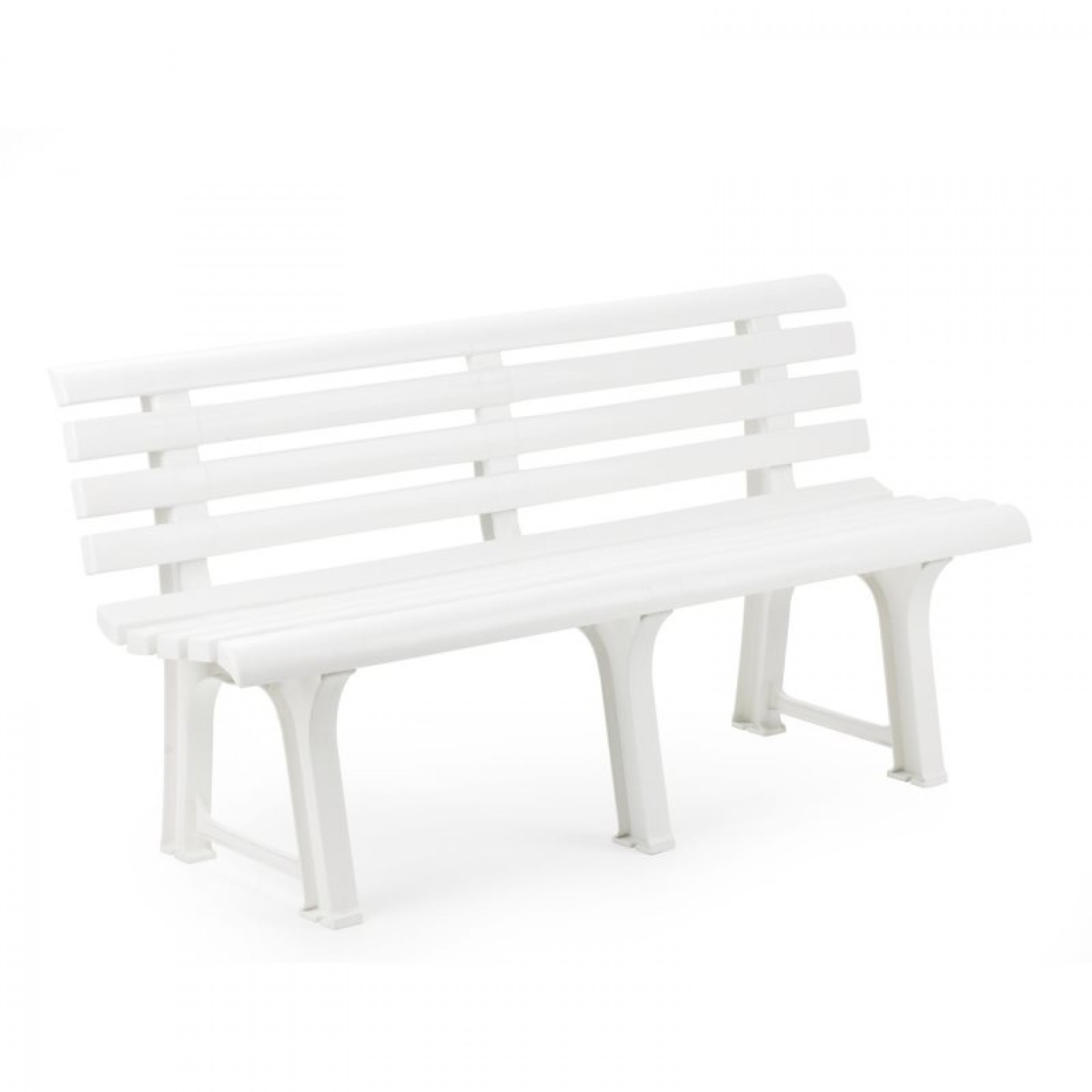 Banco Jardim Branco 145 CM PROGARDEN