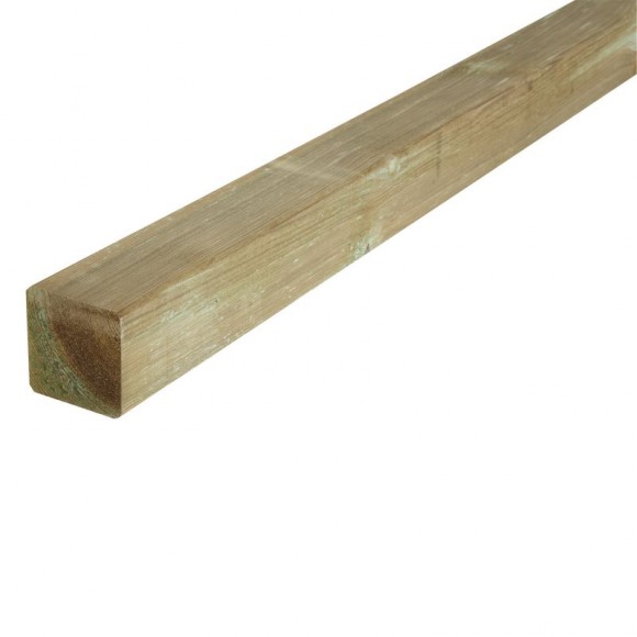 Poste Quadrado Madeira Tratada 9X9X240 CM CERLAND Poste Quadrado Madeira Tratada 9X9X240 CM CERLAND