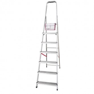 Escadote Al�minio 7 Degraus LITAN