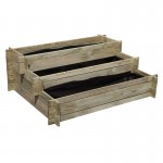 Mini Horta Escada Madeira 100X80X36 CM CERLAND Mini Horta Escada Madeira 100X80X36 CM CERLAND