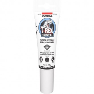 Silicone Cola Forte T-Rex Cristal SOUDAL 125ML
