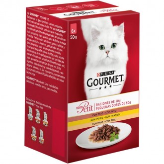 Alimento Húmido Gato Aves 6X50 G GOURMET MON PETIT Alimento Húmido Gato Aves 6X50 G GOURMET MON PETIT