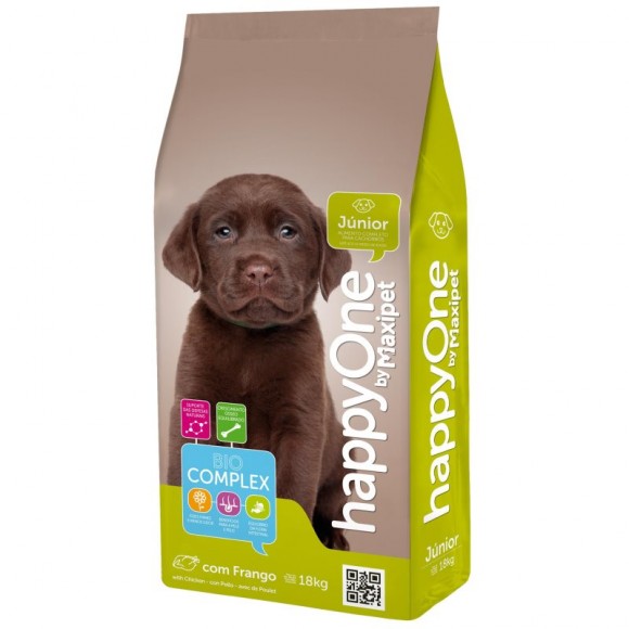Alimento Seco Para Cão Júnior 18 KG HAPPY ONE Alimento Seco Para Cão Júnior 18 KG HAPPY ONE