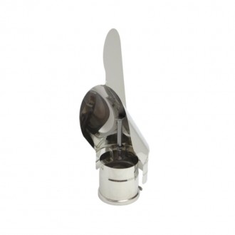 Chapeu Inox Crista Galo 80Mm