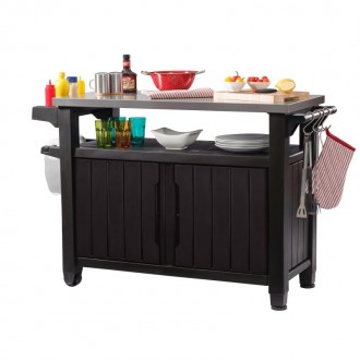 Arm�rio Com Bancada Em Pl�stico 279 L KETER