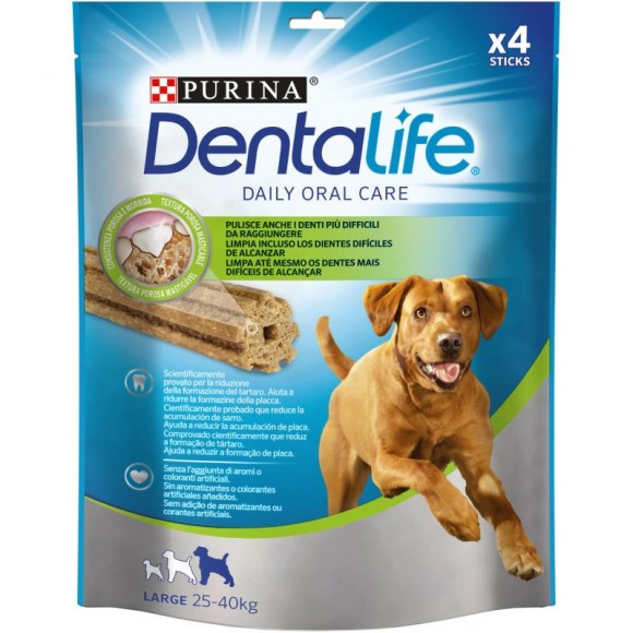 Snack Para C�o Grande 142 G DENTAL LIFE
