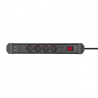 Extens�o 4 tomadas c/ int e 2usb 1,5m ASLO