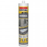 Silicone Universal Acetico Preto SOUDAL 300ML Silicone Universal Acetico Preto SOUDAL 300ML
