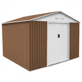 Abrigo Metal Bristol Castanho 7,7 M2 GARDIUN