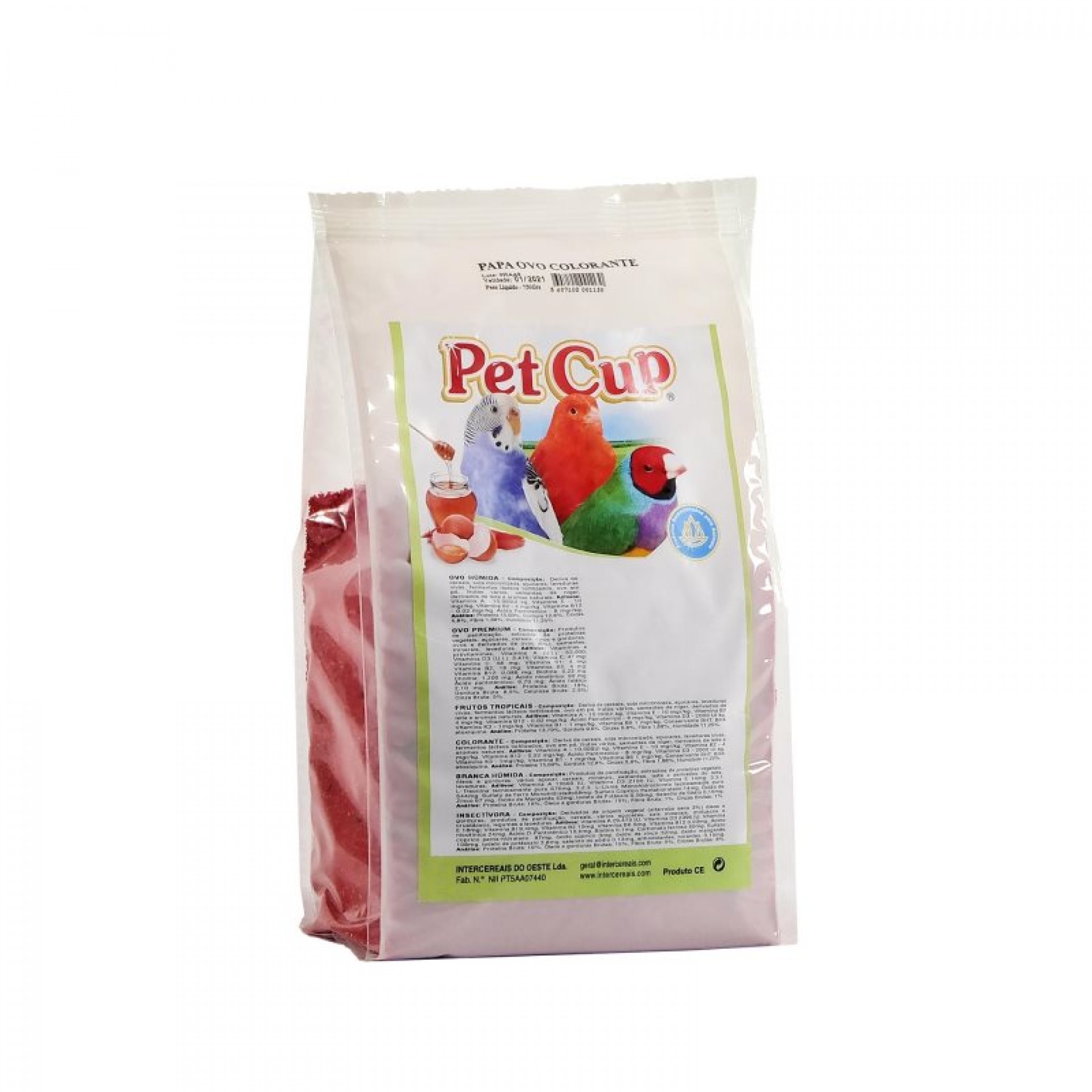 Papa Húmida Colorante PET CUP 750Gr