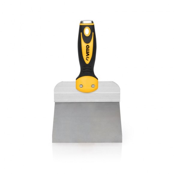 Colher Pedreiro Inox Cabo Bimateria 150 MM VITO Colher Pedreiro Inox Cabo Bimateria 150 MM VITO