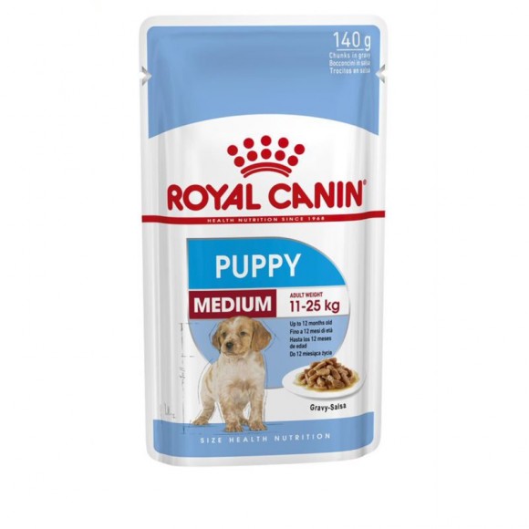 Alimento Húmido Cachorro Medium 140 G ROYAL CANIN Alimento Húmido Cachorro Medium 140 G ROYAL CANIN