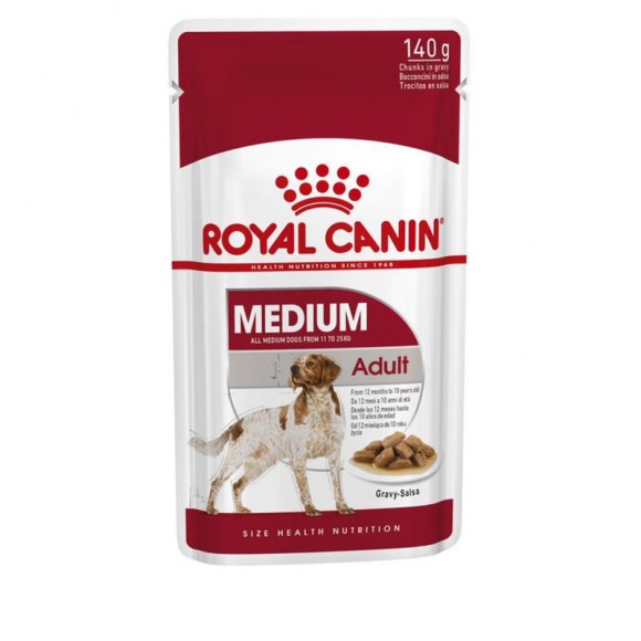 Alimento H�mido C�o M�dio Adulto 140 G ROYAL CANIN