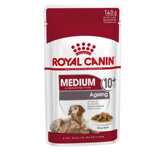 Alimento H�mido C�o M�dio S�nior 140 G ROYAL CANIN
