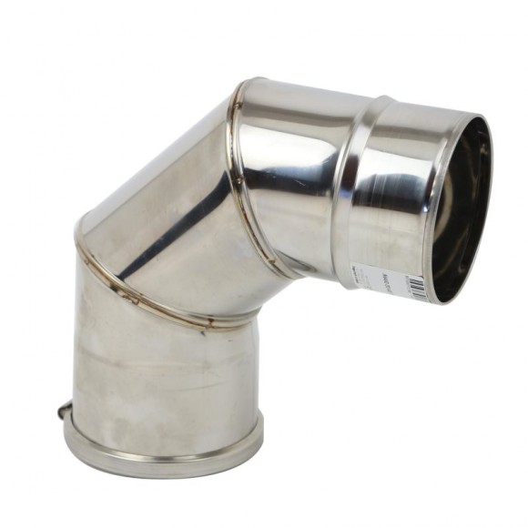 Curva 90 Inox 125Mm Curva 90 Inox 125Mm