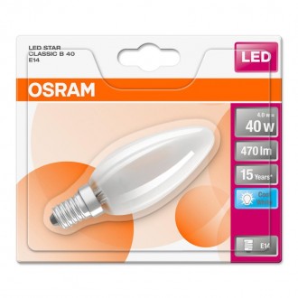Lamp led star classic fosca b40 br 470lm OSRAM