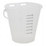 Balde Transparente Com Escala 8 L KERBL Balde Transparente Com Escala 8 L KERBL