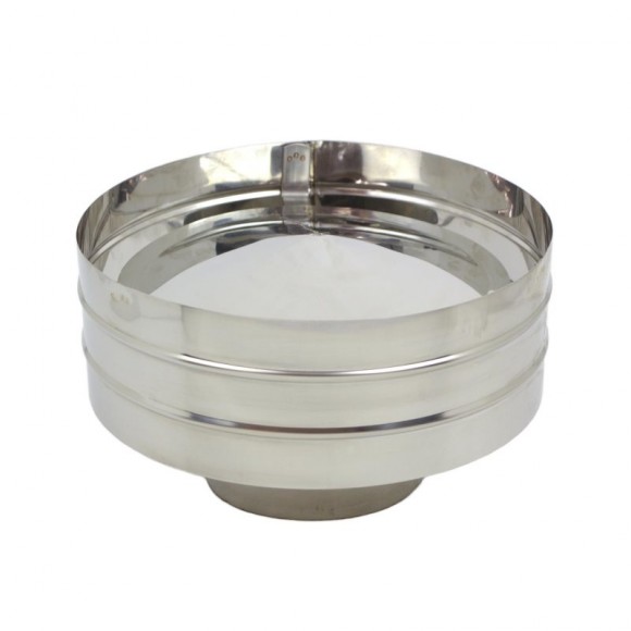 Chapeu Aba S/C Parede Dupla Inox 80/130 Chapeu Aba S/C Parede Dupla Inox 80/130